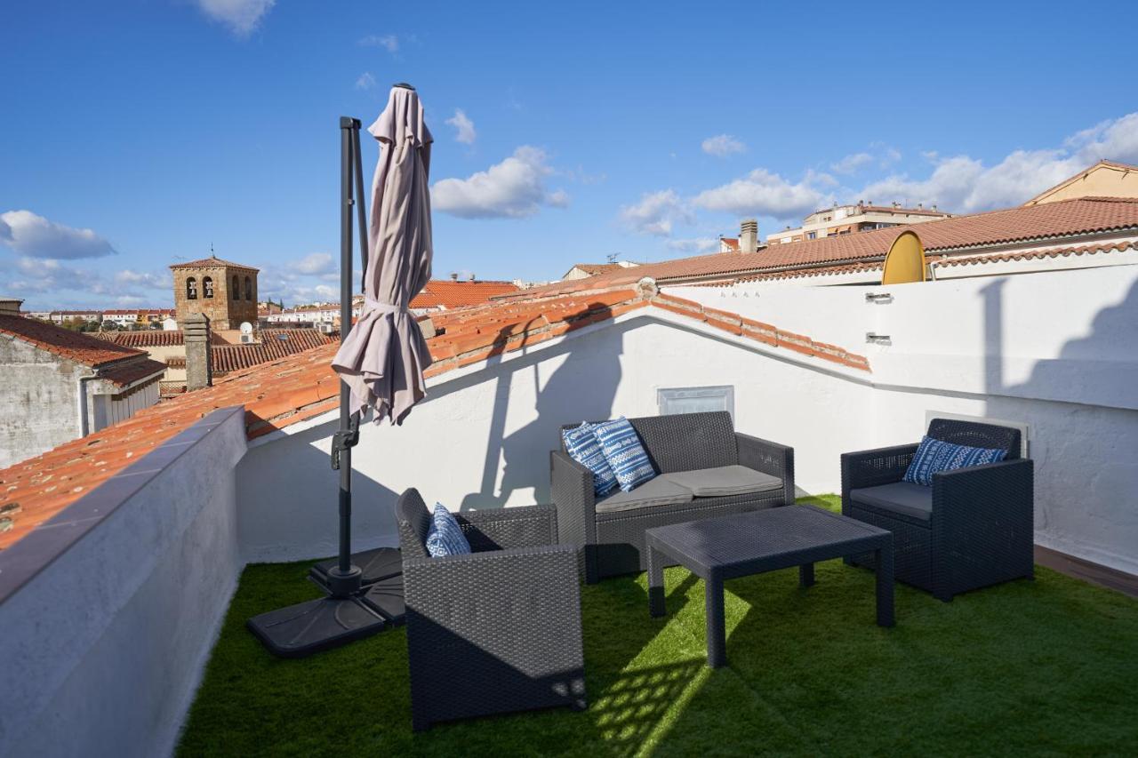 Duplex Casa De Las Argollas Grand Suite Parking Gratis Plasencia Bagian luar foto