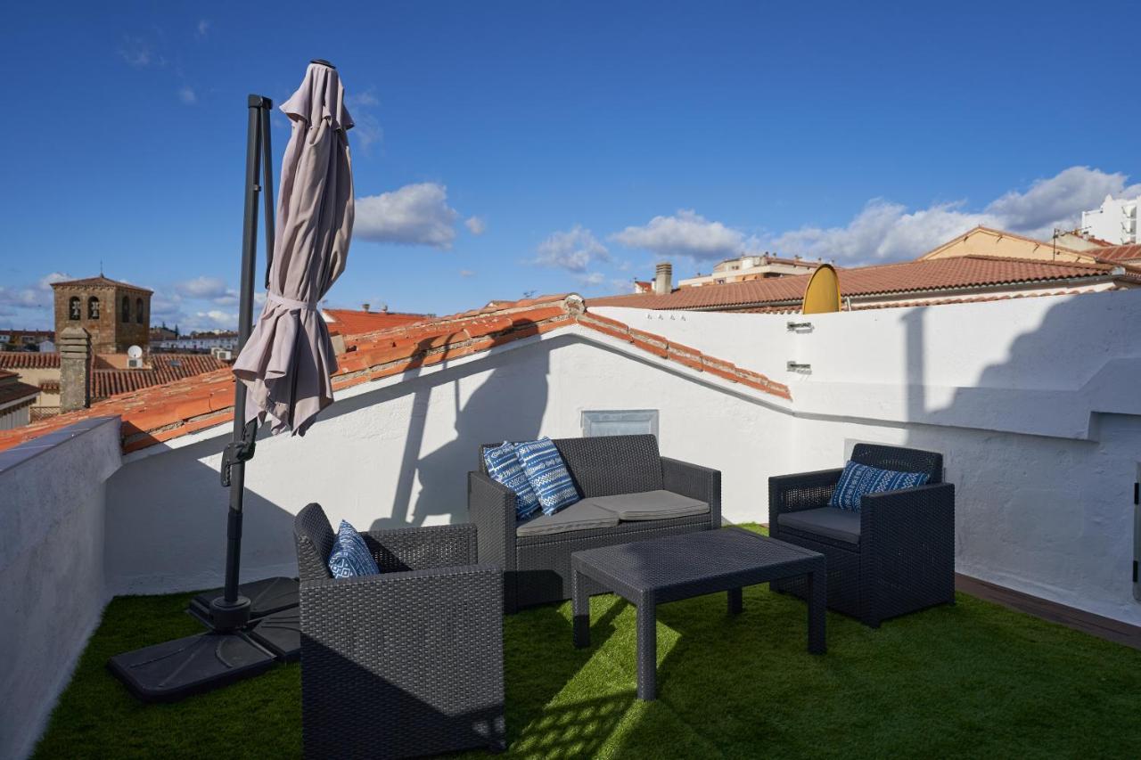 Duplex Casa De Las Argollas Grand Suite Parking Gratis Plasencia Bagian luar foto